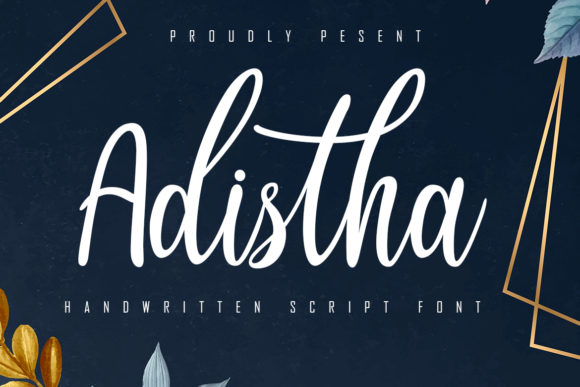 Adistha: Elegant Script Handwritten Font for Timeless Design