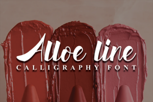 Alloe Line: A Script Handwritten Font for Editorial Elegance