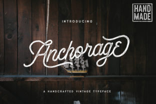 Anchorage: A Handcrafted Vintage Font for Editorial Warmth