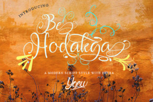 Be Hodakga: A Distinctive Script Handwritten Font for Modern Design