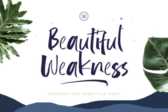 Beautiful Weakness: A Script Handwritten Font That Elevates Your Creative Projects