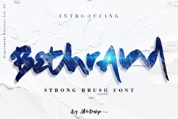 Bethrand: A Playful Brush Script for Real-World Design