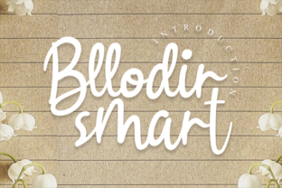 Bllodir Smart Font for Warm, Friendly Handmade Branding
