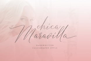 Chica Maravilla: A Script Handwritten Font for Elegant Digital Branding