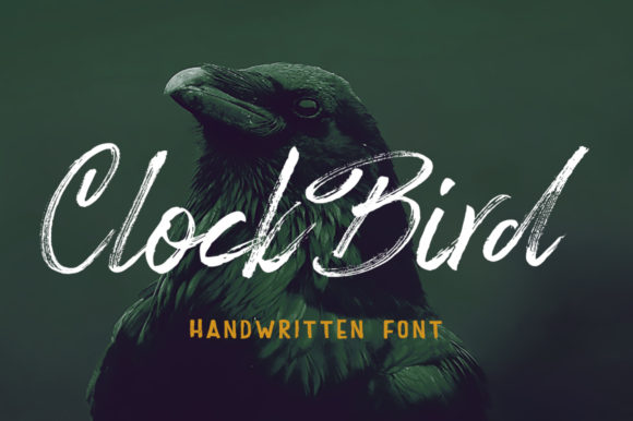 Clock Bird: The Script Handwritten Font That Elevates Your Brand’s Visual Story