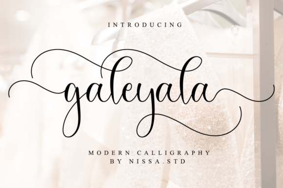Galeyala: A Delicate Handwritten Font for Elegant Branding