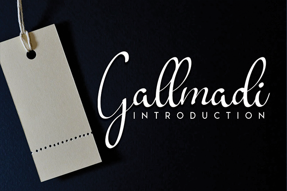 Gallmadi: A Script Handwritten Font That Elevates Your Brand Instantly