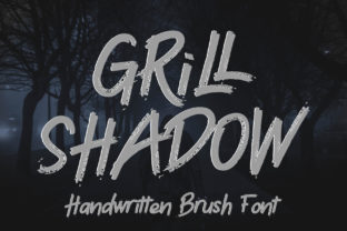 Grill Shadow: A Scary, Creepy Handwritten Font for Bold Campaigns