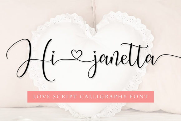 Hi Janetta Script Handwritten Font for Makers