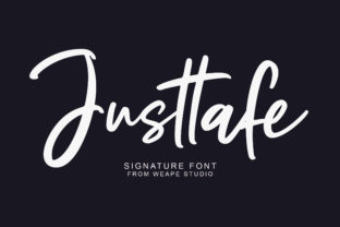 Justtafe: A Script Handwritten Font That Elevates Handmade Design