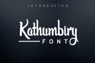 Kathumbiry: The Script Handwritten Font for Stunning Digital Design