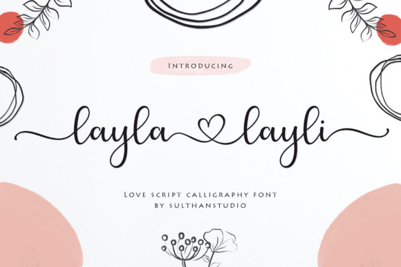 Layla Layli Font for Elegant Handmade Branding
