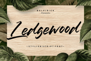 Ledgewood: A Clean Script Handwritten Font for Campaign Clarity