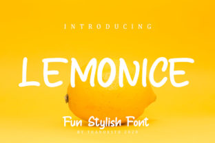 Lemonice Handwritten Font for Creative Branding