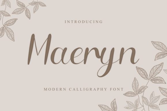 Maeryn: A Script Handwritten Font That Elevates Digital Branding