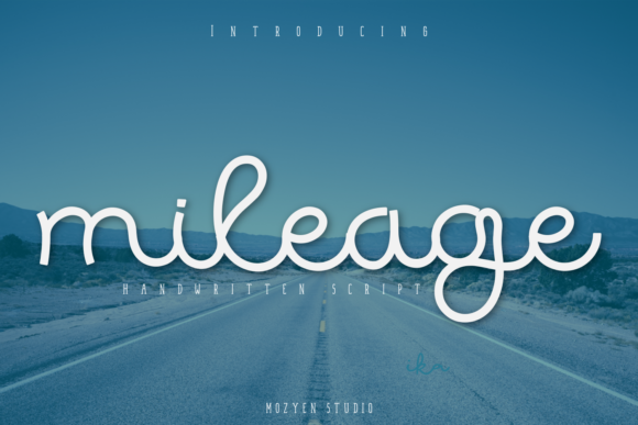 Mileage: A Modern Handwritten Font That Feels Like Home