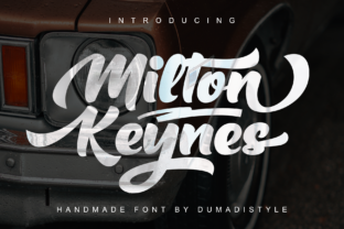 Milton Keynes: A Bold Script Handwritten Font for Modern Branding