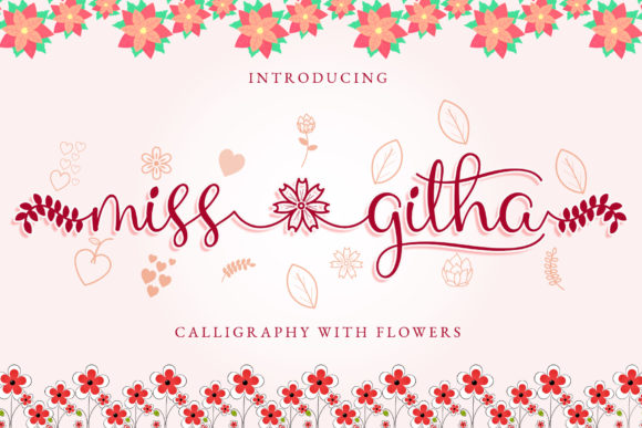 Miss Githa: A Script Handwritten Font for Thoughtful Editorial Design