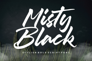 Misty Black: A Script Handwritten Font That Elevates Real Business Branding
