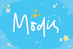Modis: A Script Handwritten Font for Editorial Design and Branding