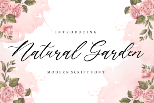 Natural Garden: The Script Font That Elevates Your Campaigns