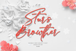 Stars Browther: A Script Handwritten Font for Elegant Campaign Design