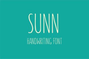 Sunn: A Script Handwritten Font for Creative Web Design