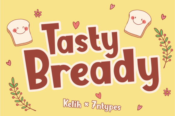 Tasty Bready: A Bold Handwritten Font for Editorial Warmth